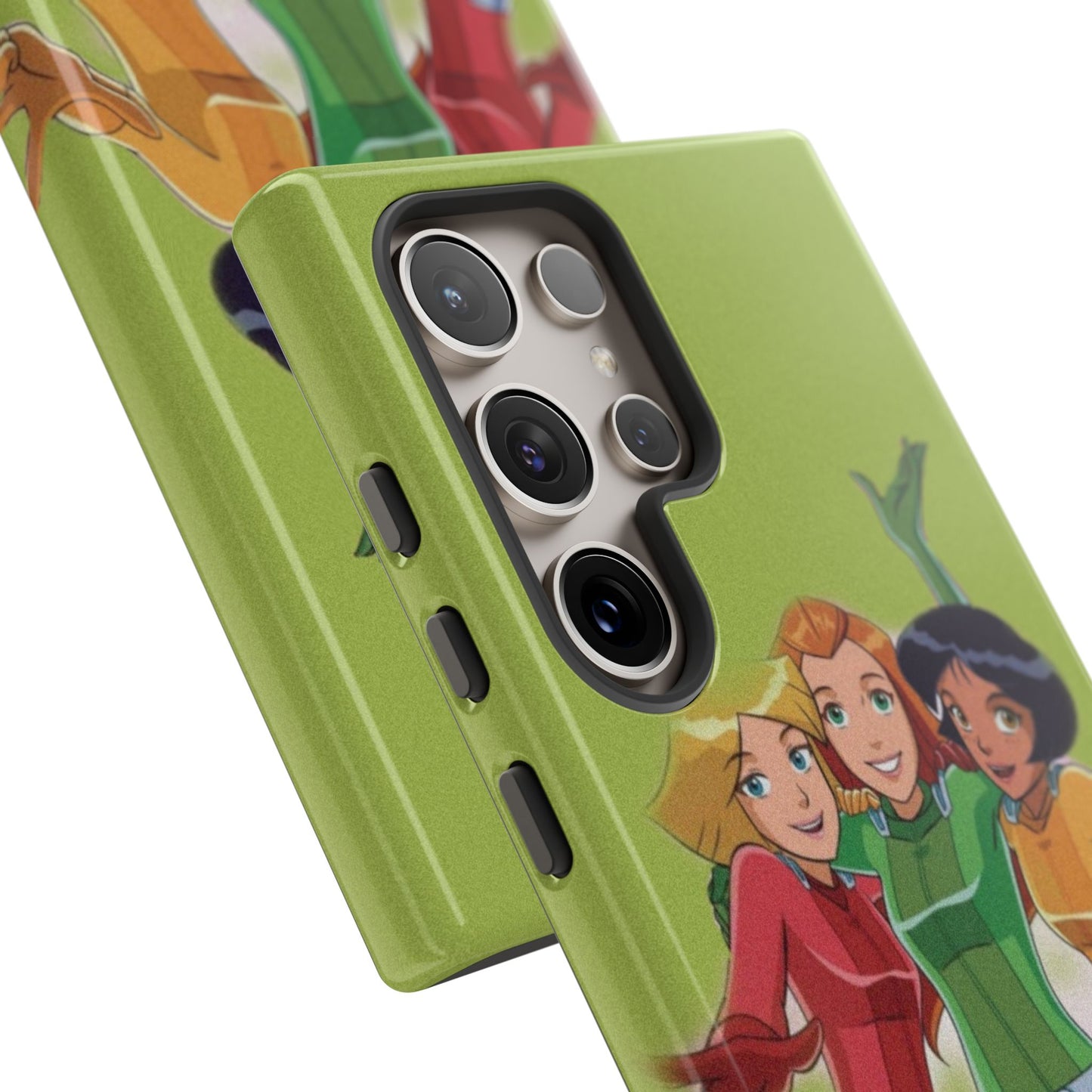 Sassy Phone Case for Tough Girls, Fun Active Protection Cover, Cartoon Friendship, Gift for Teens, Eco-friendly Mobile Accessory