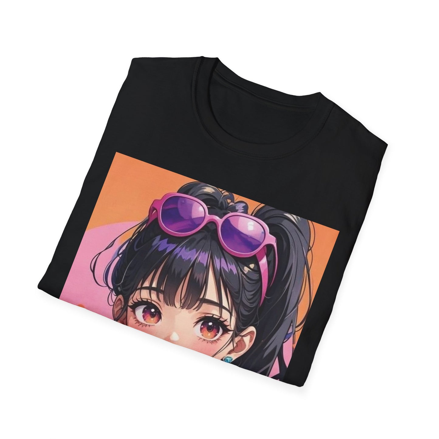 Anime-Inspired Unisex T-Shirt, Soft Cotton Tee, Perfect for Casual Days, Gifts for Anime Lovers, Unique Character Design