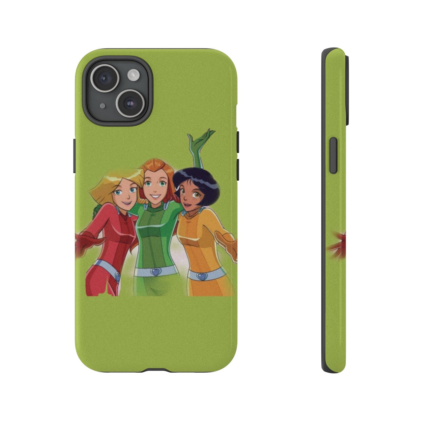Sassy Phone Case for Tough Girls, Fun Active Protection Cover, Cartoon Friendship, Gift for Teens, Eco-friendly Mobile Accessory