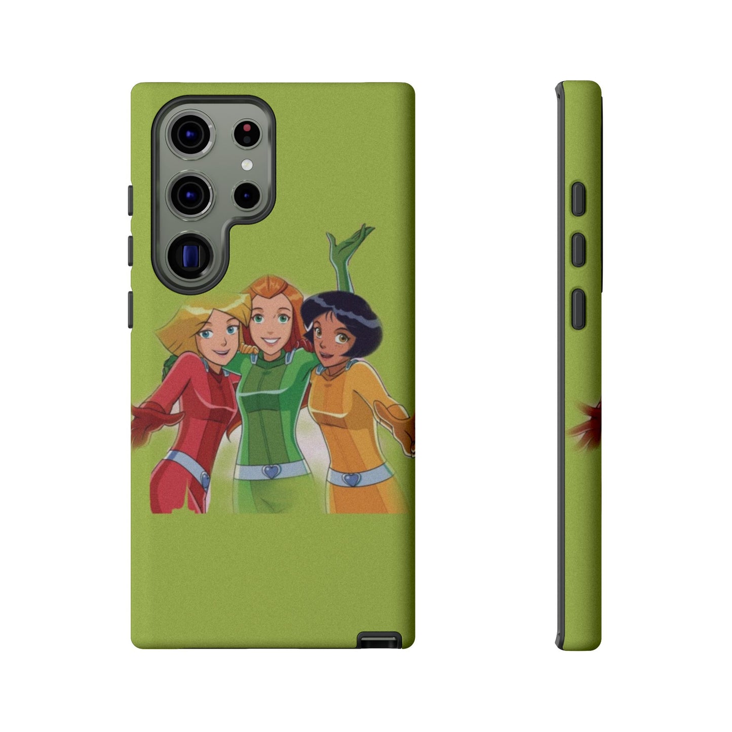 Sassy Phone Case for Tough Girls, Fun Active Protection Cover, Cartoon Friendship, Gift for Teens, Eco-friendly Mobile Accessory