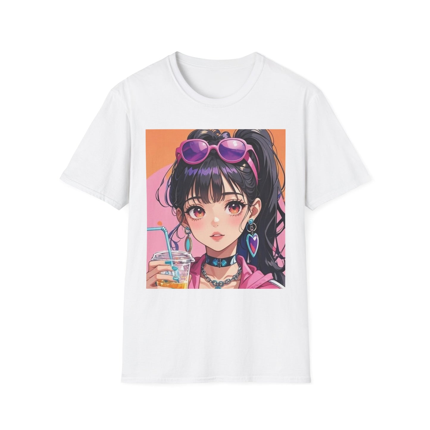 Anime-Inspired Unisex T-Shirt, Soft Cotton Tee, Perfect for Casual Days, Gifts for Anime Lovers, Unique Character Design