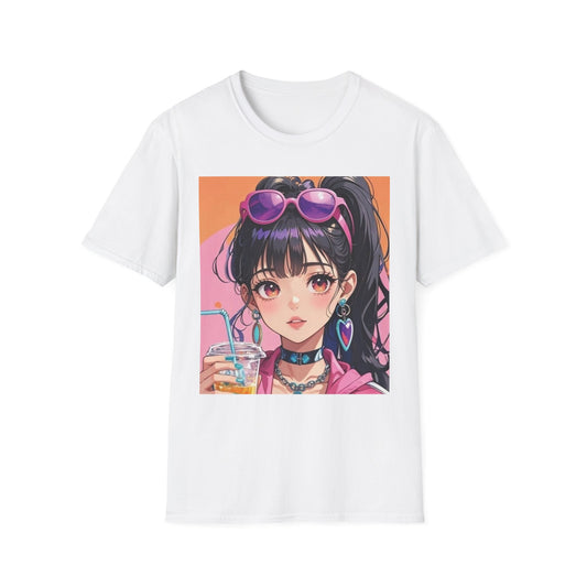 Anime-Inspired Unisex T-Shirt, Soft Cotton Tee, Perfect for Casual Days, Gifts for Anime Lovers, Unique Character Design
