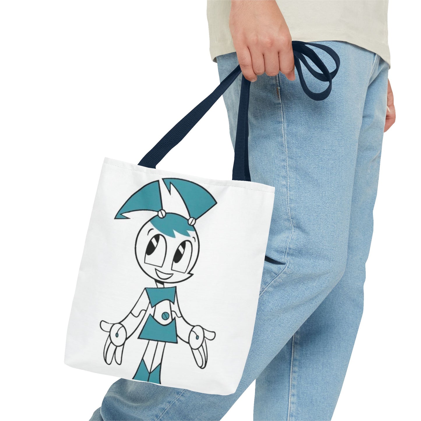 Teen Cartoon Character Tote Bag, Cute Tote for Everyday Use, Stylish Eco-Friendly Bag, School Bag, Gift for Cartoon Lovers
