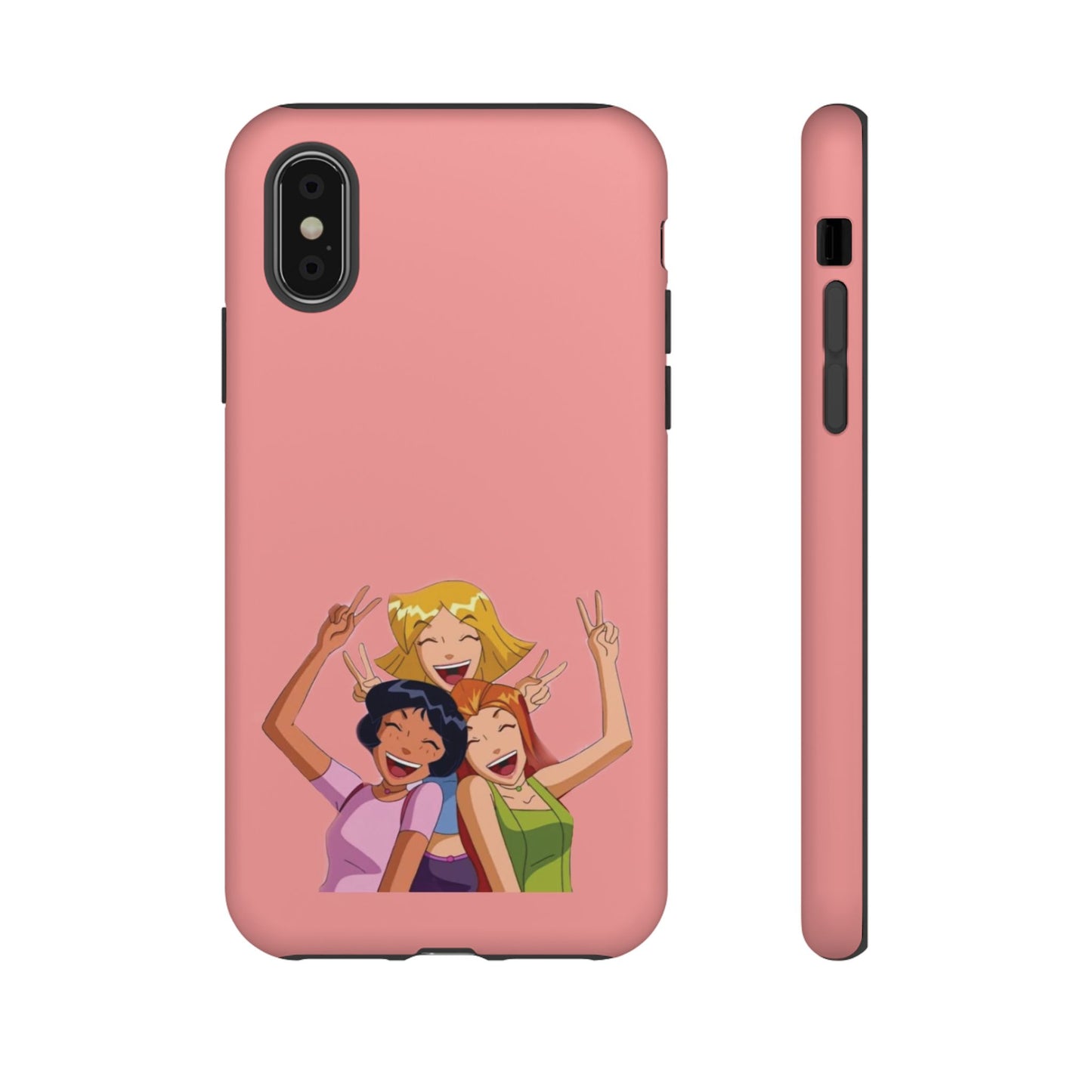 Playful Friendship Phone Case, Cute Girls Phone Cover, Tough Phone Case, Unique Tech Accessory, Gift for Friends, Fun Personalized Case