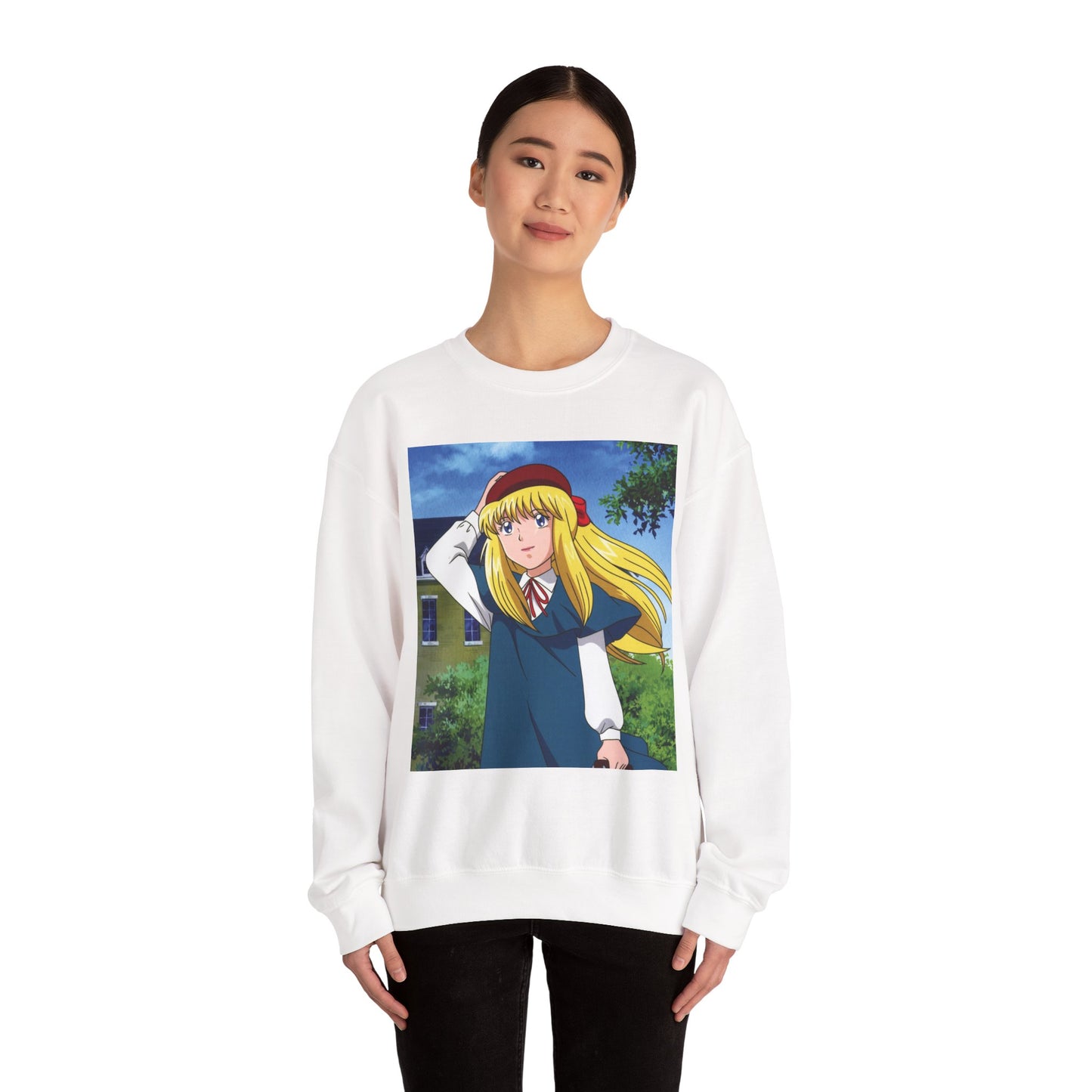 Anime-Inspired Unisex Crewneck Sweatshirt, Cozy Gift for Fans, Casual Wear, Everyday Comfort, Art Collector's Apparel