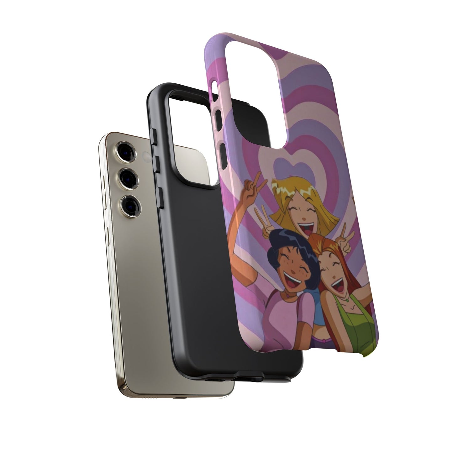 Colorful Phone Case with Cheerful Design, Fun Accessories, Gift for Teens, Trendy Tech Cover, Girls' Birthday Present