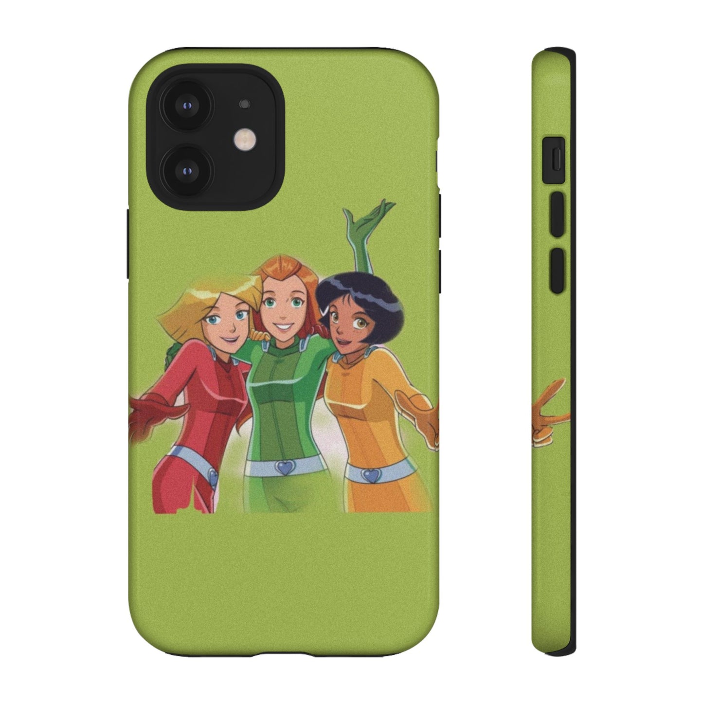 Sassy Phone Case for Tough Girls, Fun Active Protection Cover, Cartoon Friendship, Gift for Teens, Eco-friendly Mobile Accessory