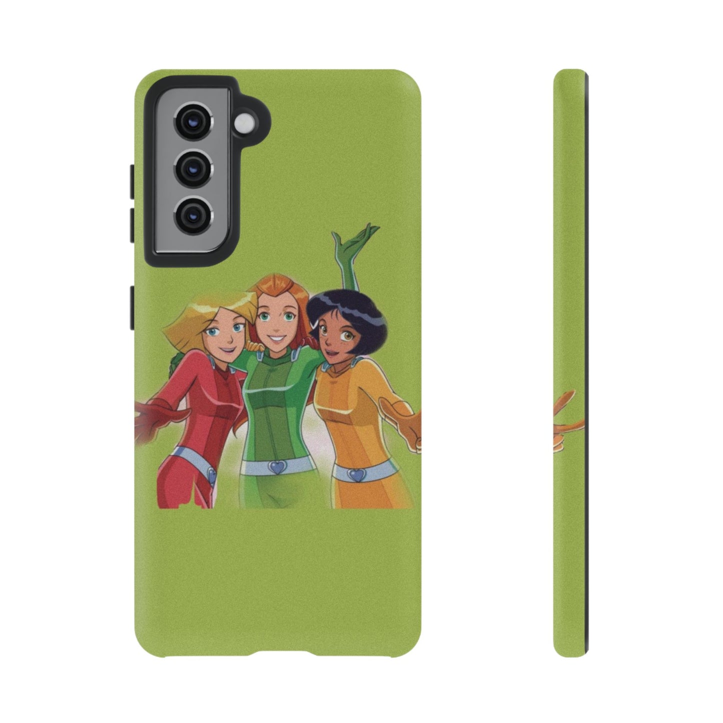 Sassy Phone Case for Tough Girls, Fun Active Protection Cover, Cartoon Friendship, Gift for Teens, Eco-friendly Mobile Accessory