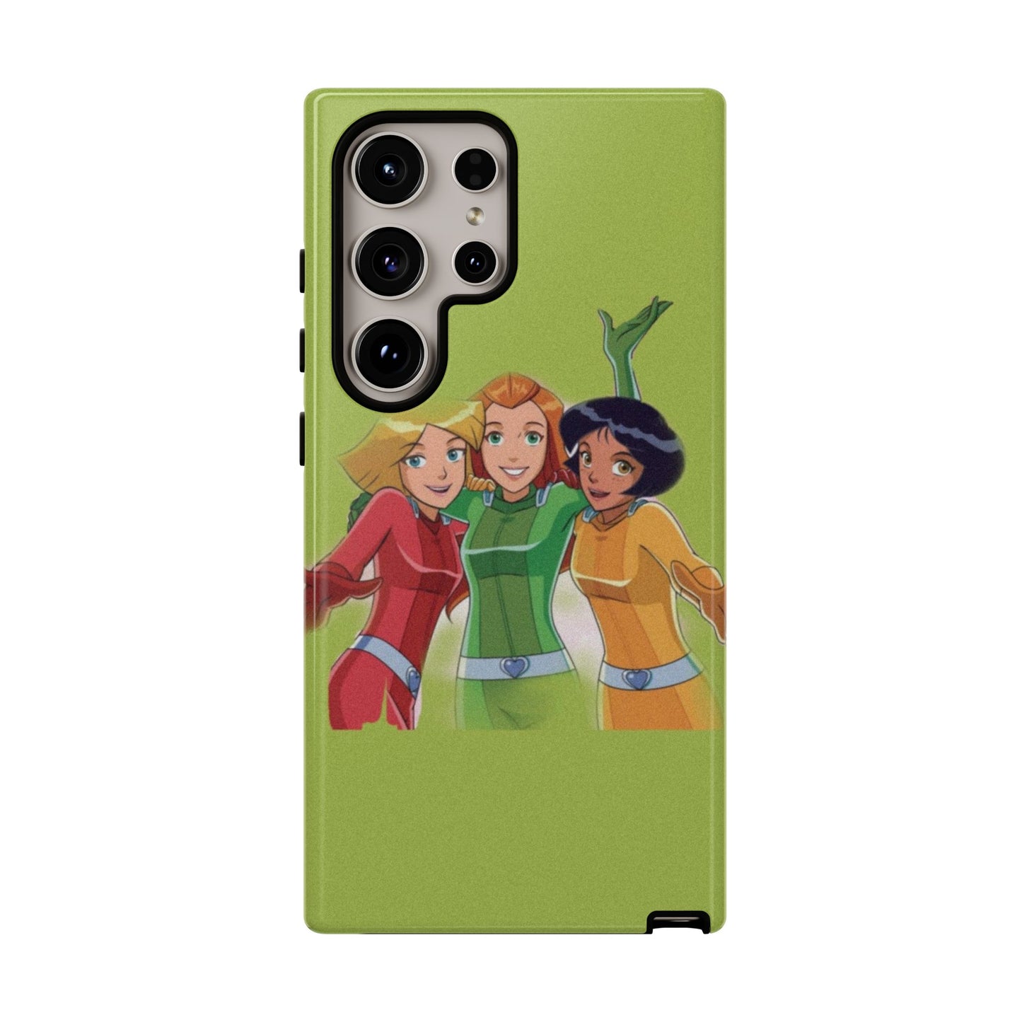 Sassy Phone Case for Tough Girls, Fun Active Protection Cover, Cartoon Friendship, Gift for Teens, Eco-friendly Mobile Accessory