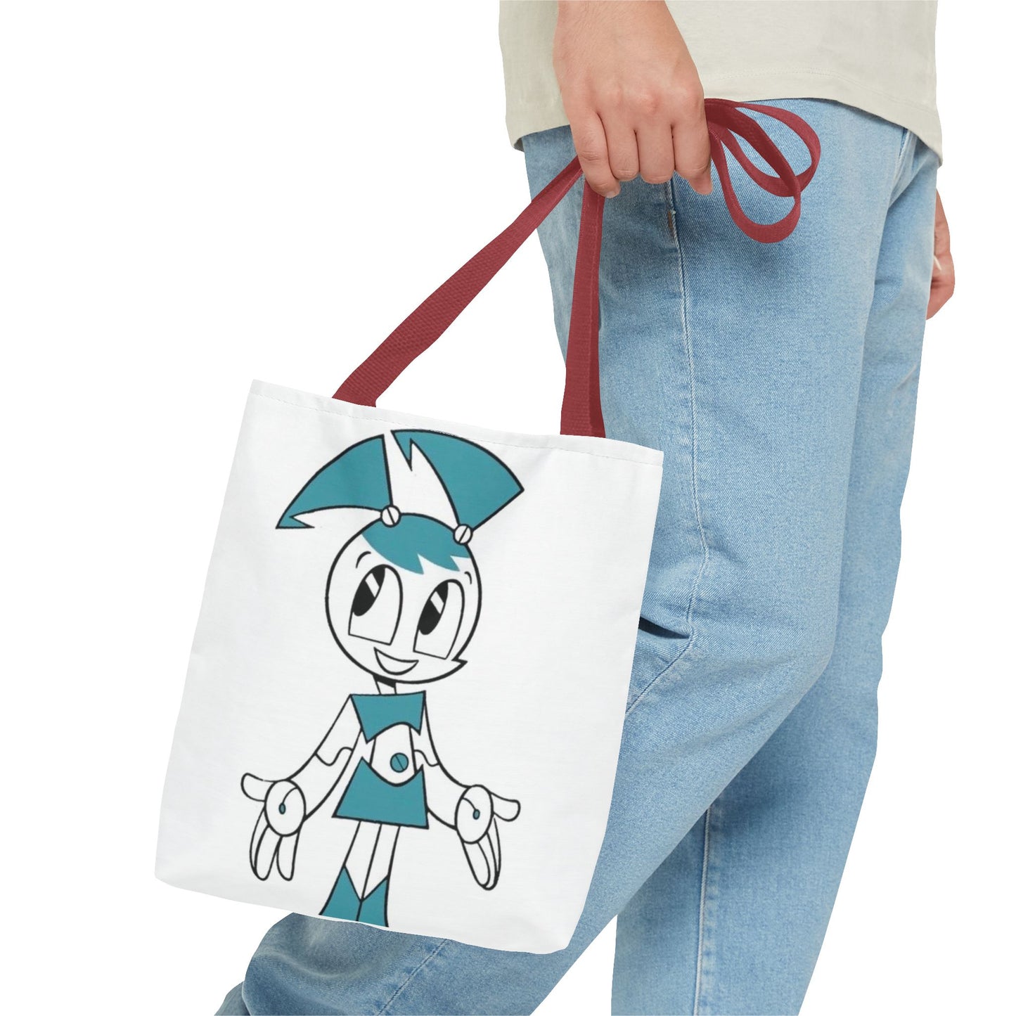 Teen Cartoon Character Tote Bag, Cute Tote for Everyday Use, Stylish Eco-Friendly Bag, School Bag, Gift for Cartoon Lovers
