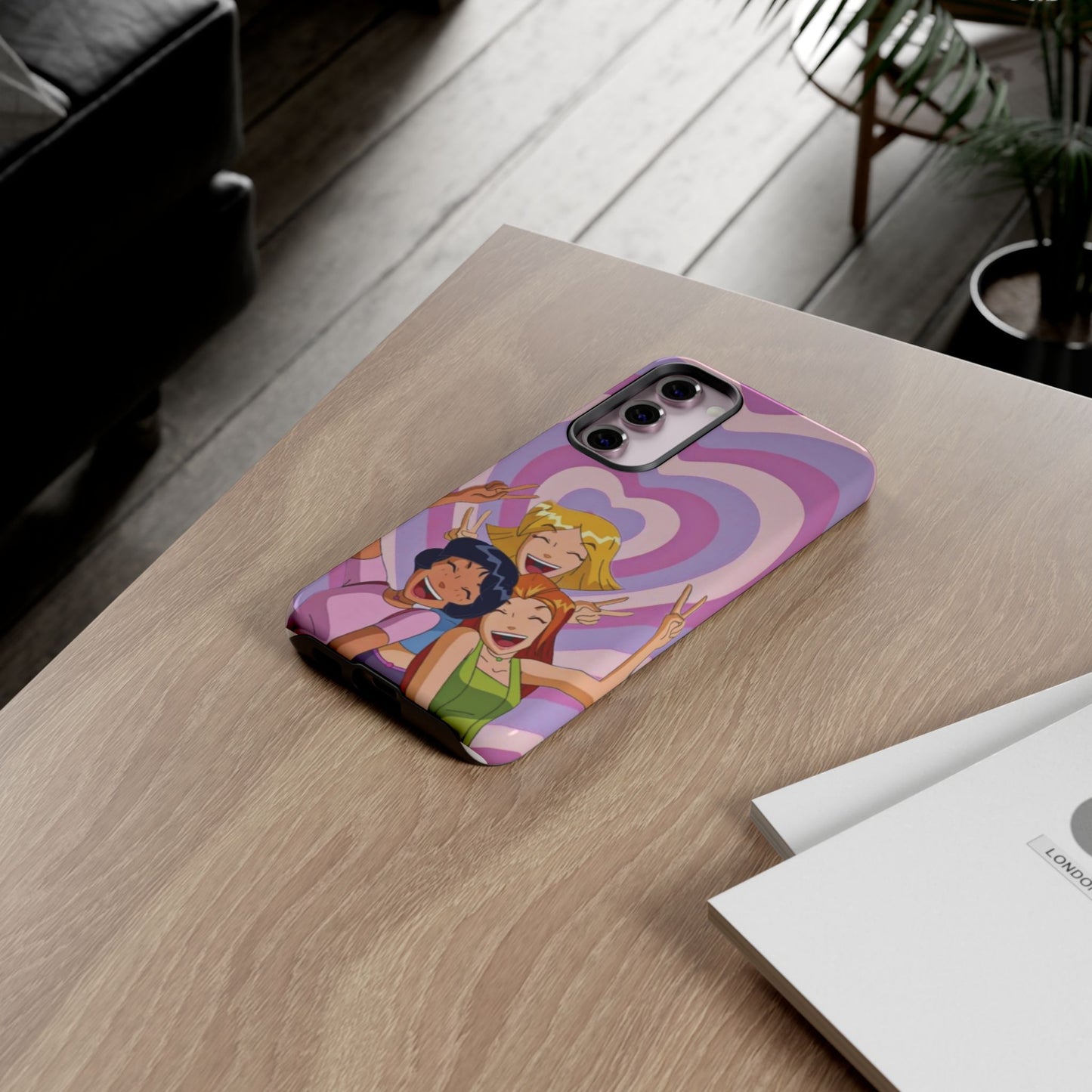 Colorful Phone Case with Cheerful Design, Fun Accessories, Gift for Teens, Trendy Tech Cover, Girls' Birthday Present