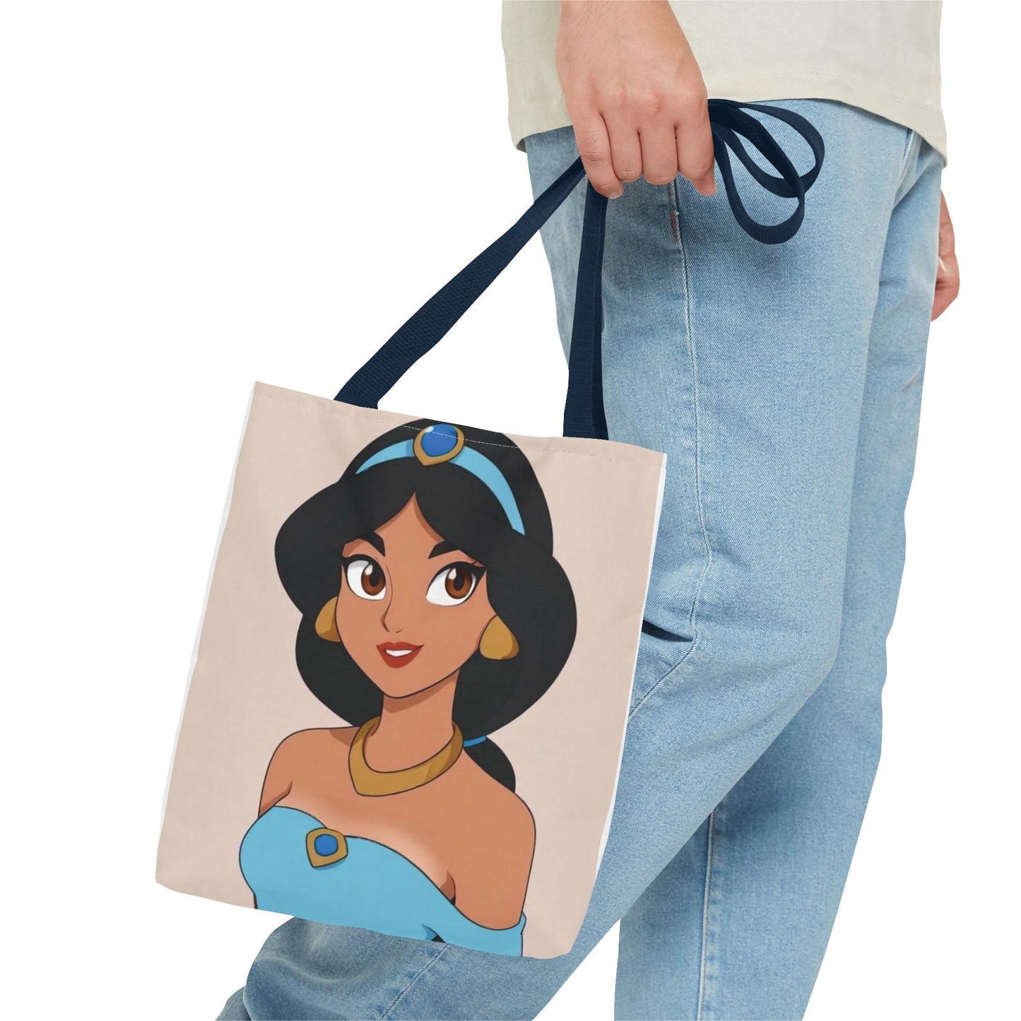 Princess Jasmine AOP Tote Bag | Stylish Tote for Everyday Use, Disney Fan Gift, Travel Bag, Grocery Shopping, Beach Bag