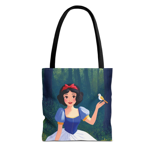 Snow White Forest Tote Bag - Whimsical, Fairy Tale Design, Perfect for Kids and Adults, Eco-Friendly, Great for Shopping & Gifts