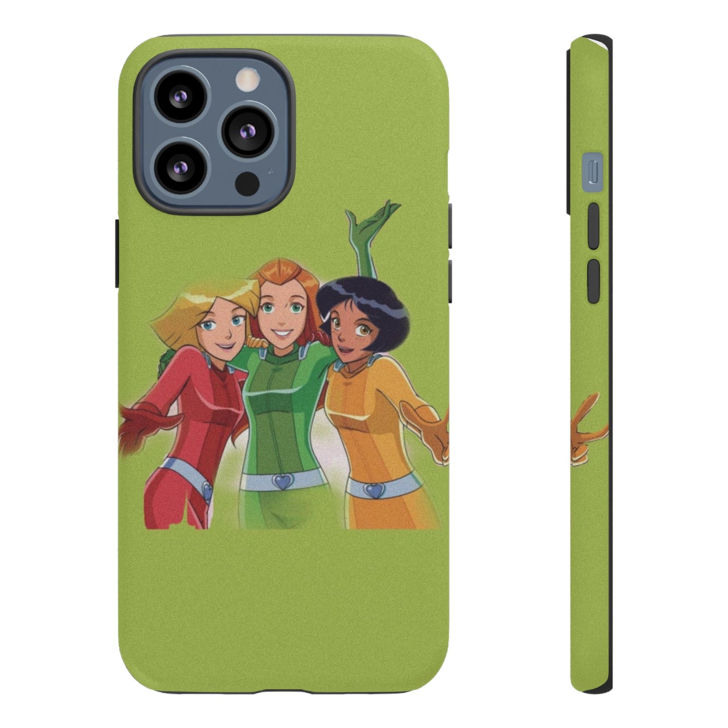 Sassy Phone Case for Tough Girls, Fun Active Protection Cover, Cartoon Friendship, Gift for Teens, Eco-friendly Mobile Accessory