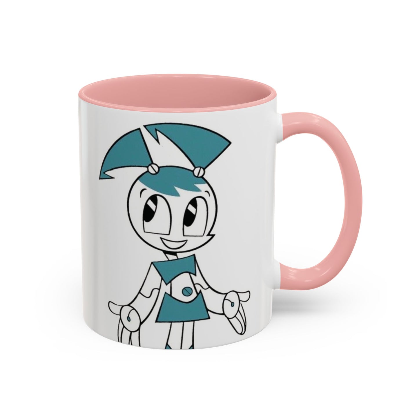 Whimsical Robot Accent Coffee Mug, Cute Gift for Robot Lovers, Fun Kitchen Decor, Perfect for Birthdays, Holidays, and Everyday Use