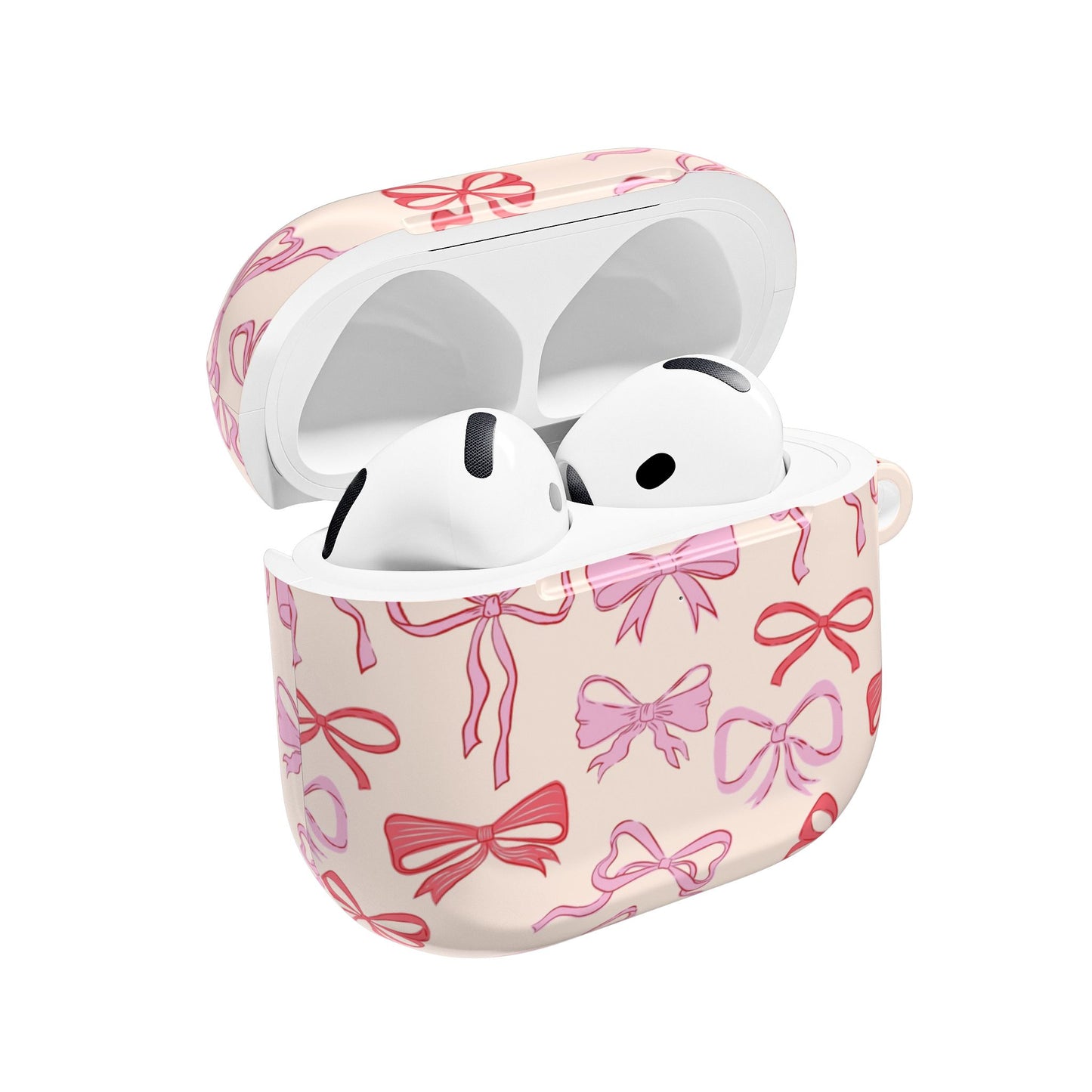 Charming Bow-Patterned AirPod Cases – Stylish Accessories for Women, Gift for Friends, Cute Tech Accessories for Celebrations