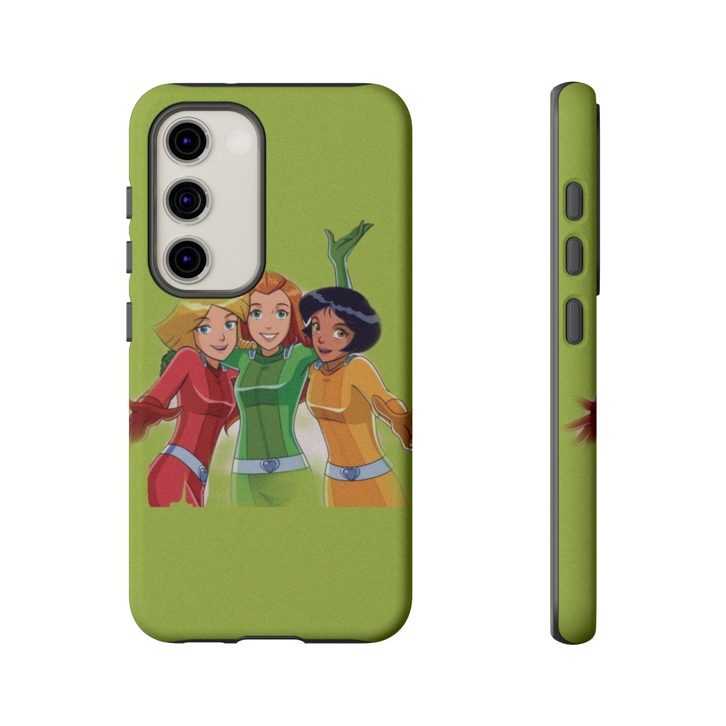 Sassy Phone Case for Tough Girls, Fun Active Protection Cover, Cartoon Friendship, Gift for Teens, Eco-friendly Mobile Accessory