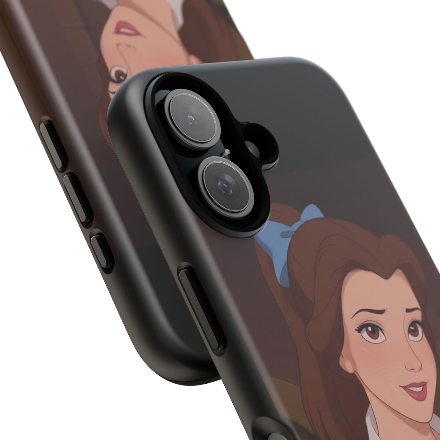 Disney Princess Phone Case, Tough Cases for Girls, Aesthetic Phone Cover, Belle Inspired Design, Cute Gift for Kids