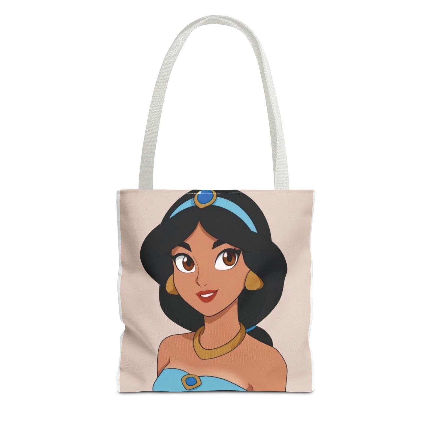 Princess Jasmine AOP Tote Bag | Stylish Tote for Everyday Use, Disney Fan Gift, Travel Bag, Grocery Shopping, Beach Bag