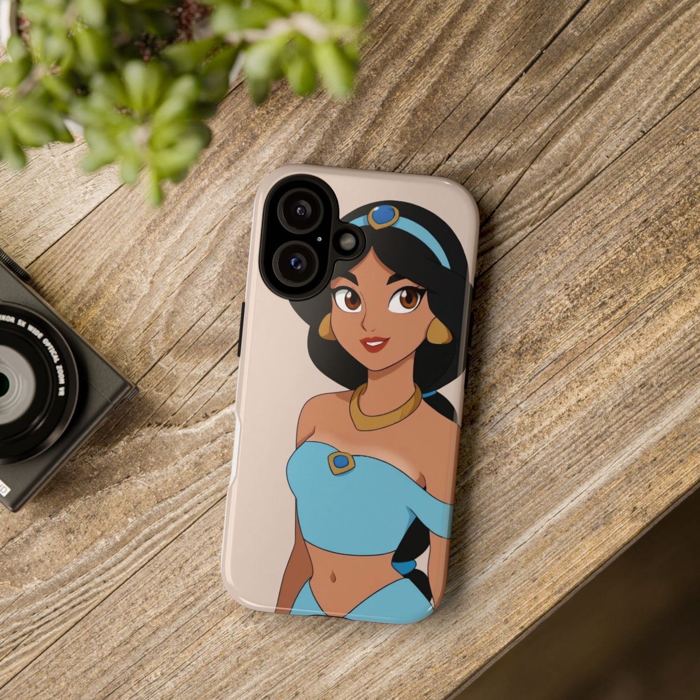 Vibrant Phone Case Featuring Jasmine | Tough Cases, Disney-Inspired, Cute Cover, Gift for Disney Fans, Smartphone Accessory