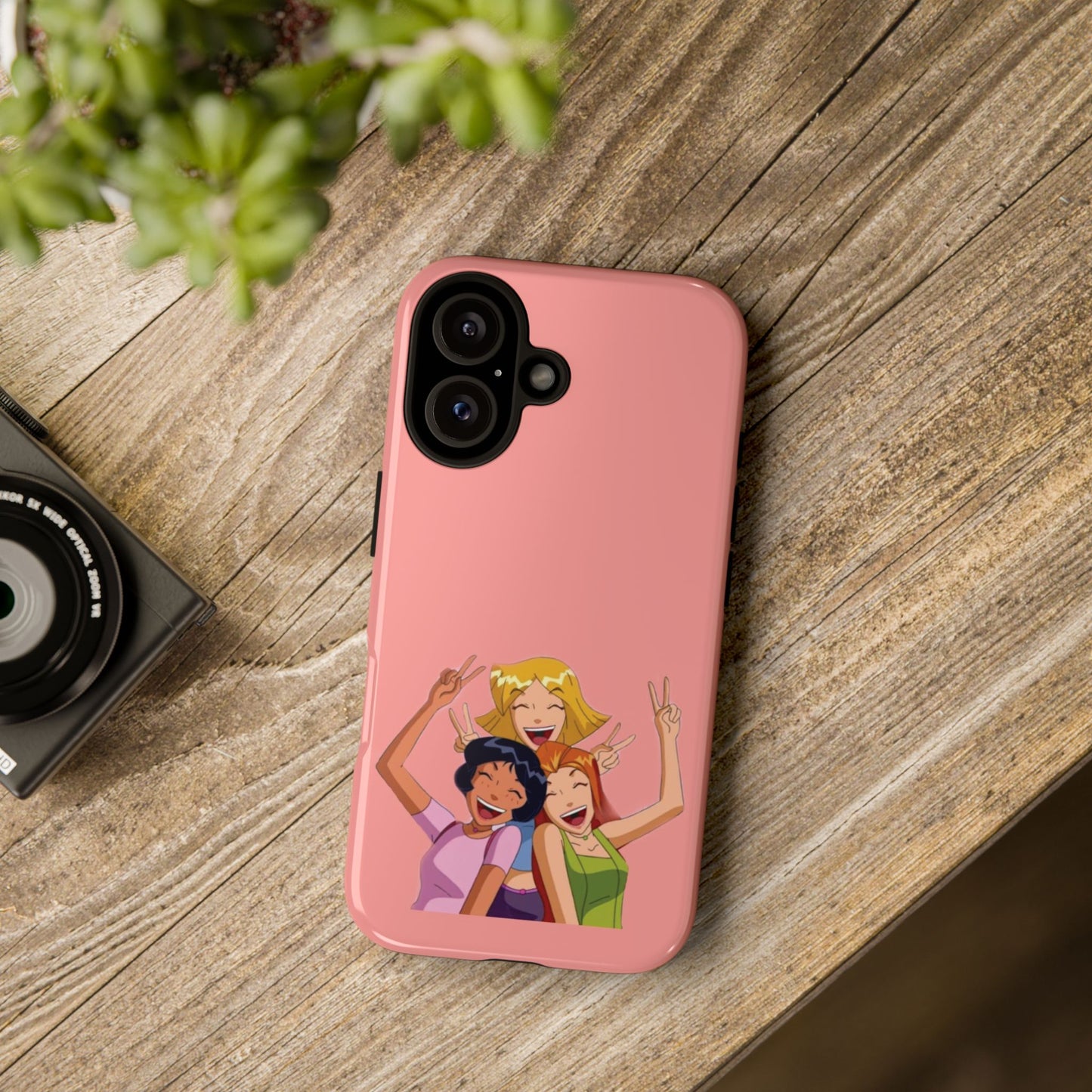 Playful Friendship Phone Case, Cute Girls Phone Cover, Tough Phone Case, Unique Tech Accessory, Gift for Friends, Fun Personalized Case
