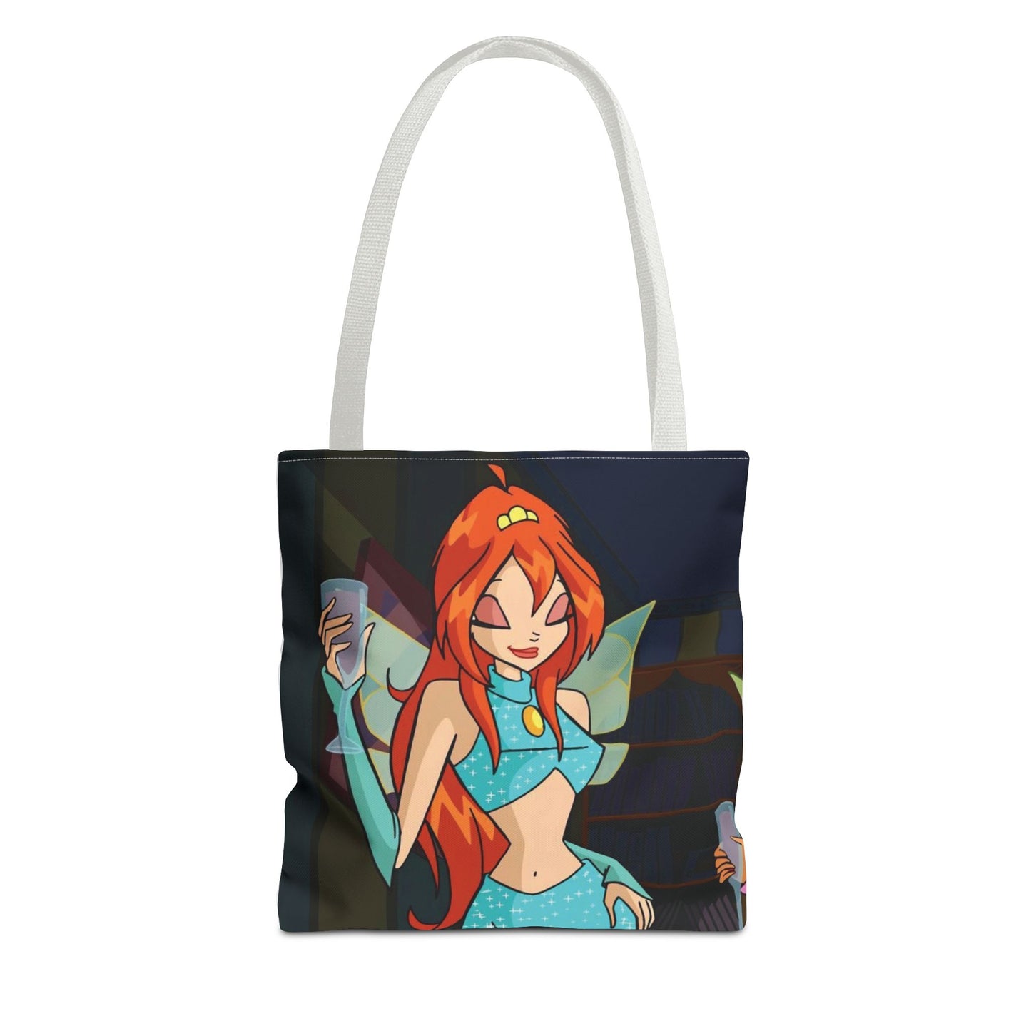 Fairy Princess Tote Bag | AOP Floral Shopper | Magic Gift for Her | Fairy Lover Essential | Eco-Friendly Style