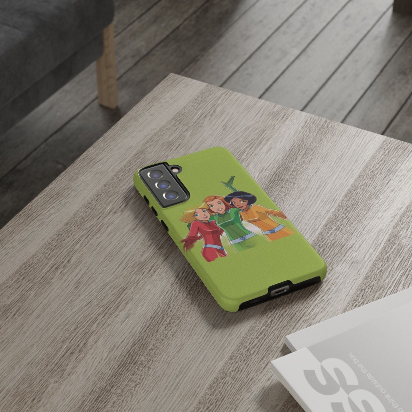 Sassy Phone Case for Tough Girls, Fun Active Protection Cover, Cartoon Friendship, Gift for Teens, Eco-friendly Mobile Accessory