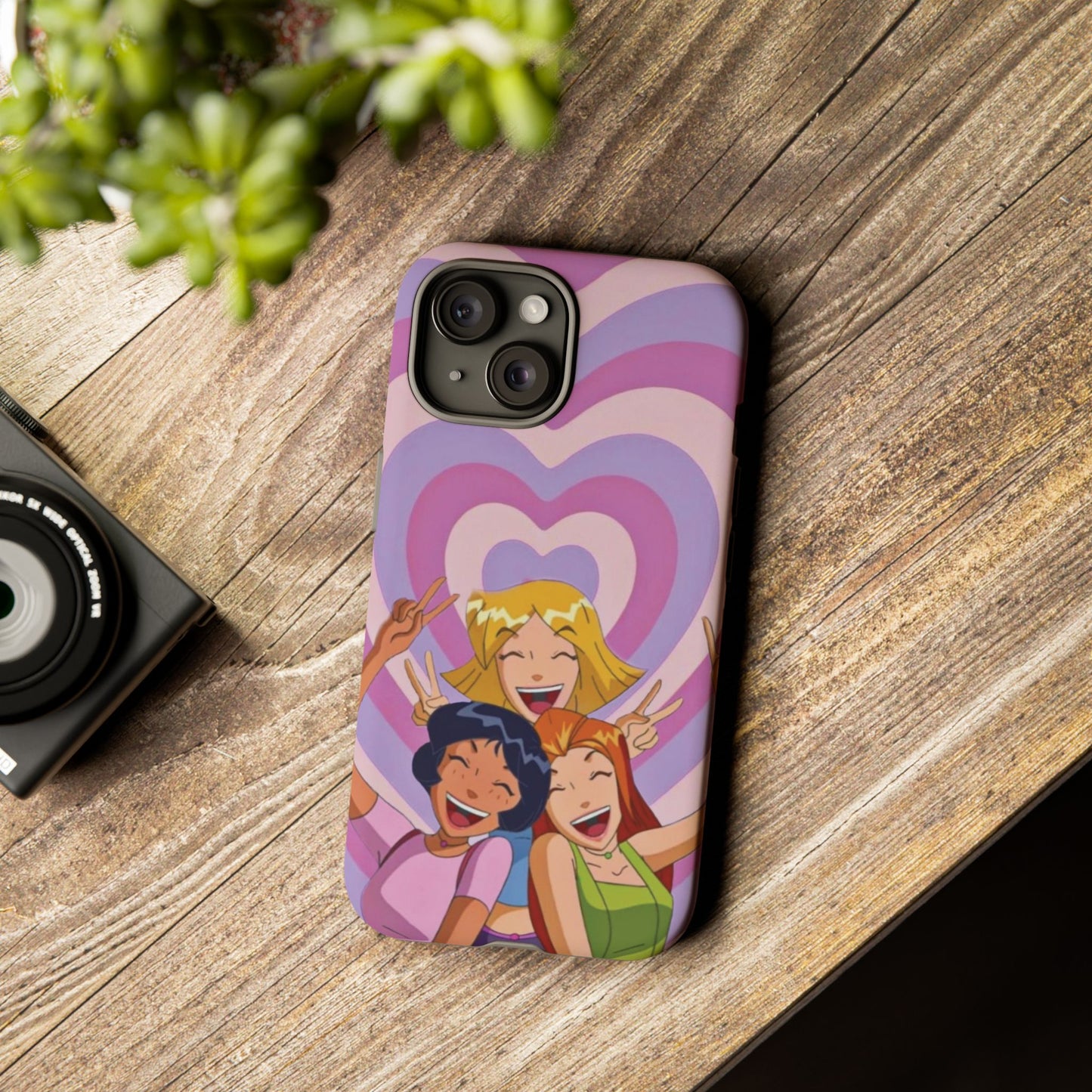 Colorful Phone Case with Cheerful Design, Fun Accessories, Gift for Teens, Trendy Tech Cover, Girls' Birthday Present