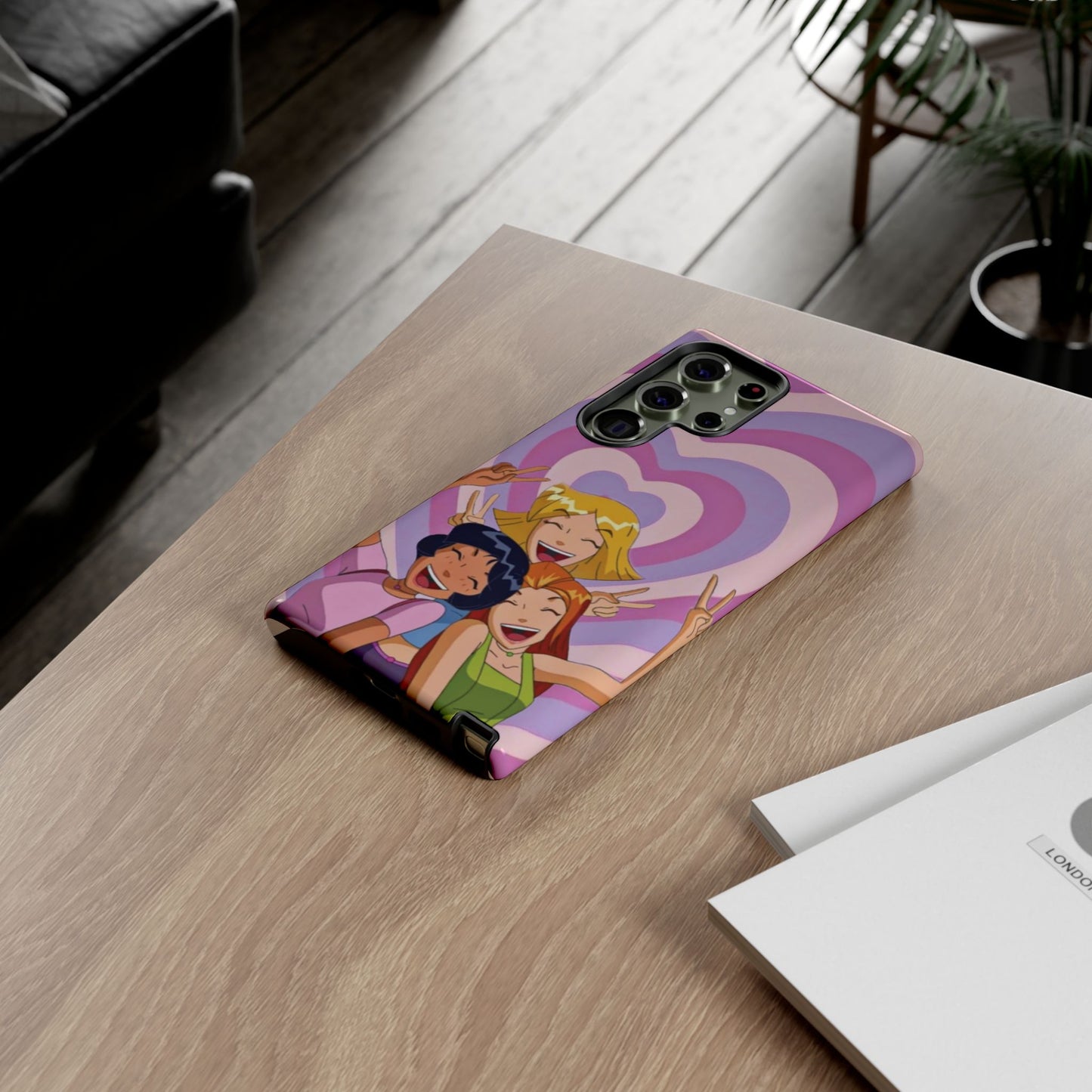 Colorful Phone Case with Cheerful Design, Fun Accessories, Gift for Teens, Trendy Tech Cover, Girls' Birthday Present