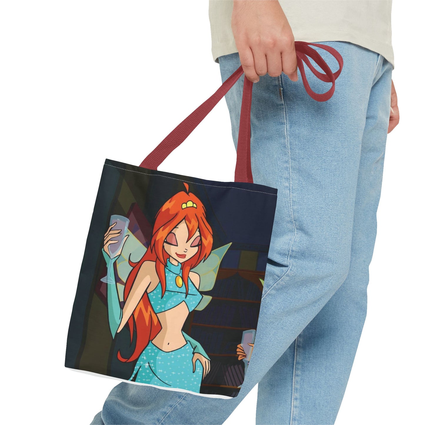Fairy Princess Tote Bag | AOP Floral Shopper | Magic Gift for Her | Fairy Lover Essential | Eco-Friendly Style