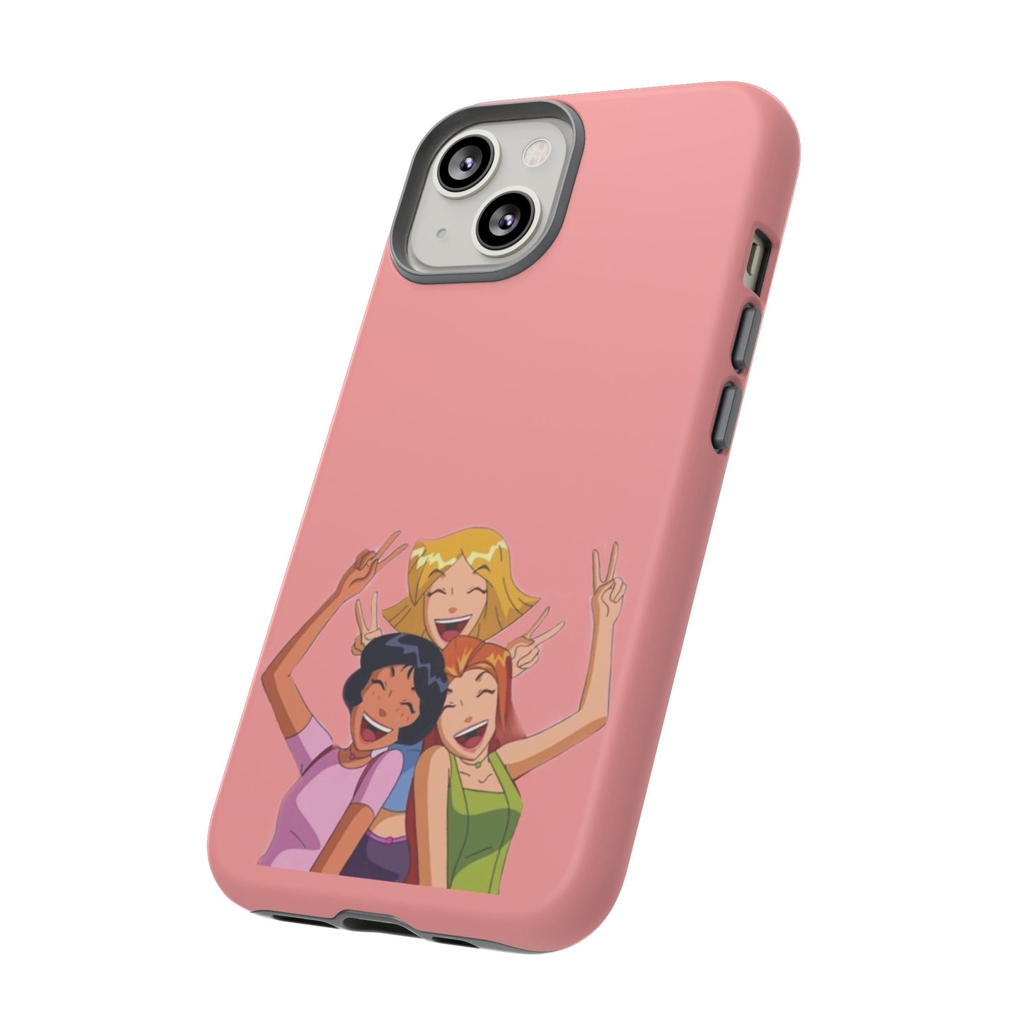 Playful Friendship Phone Case, Cute Girls Phone Cover, Tough Phone Case, Unique Tech Accessory, Gift for Friends, Fun Personalized Case