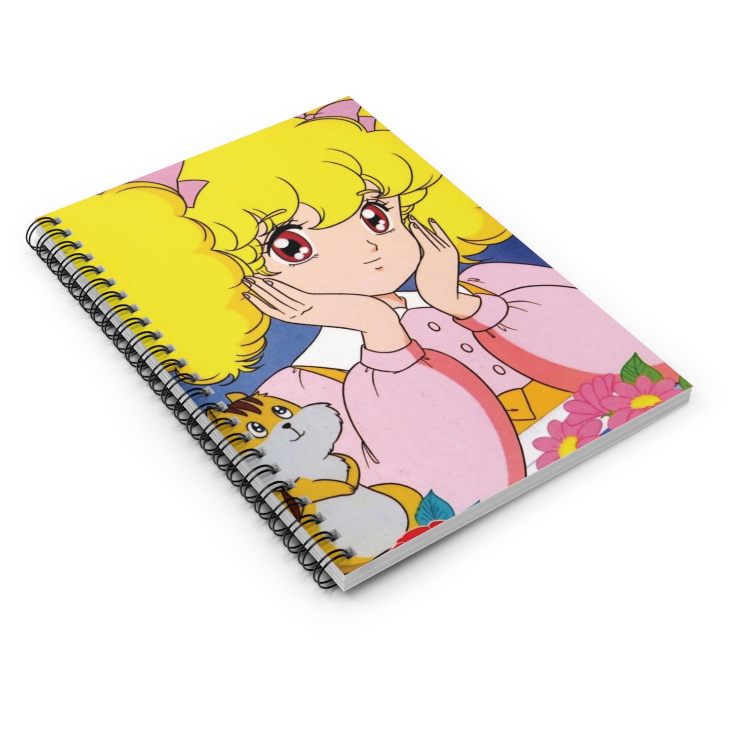Cute Anime Spiral Notebook - Perfect for Note-taking, Journaling, Art, School! 80 Ruled Pages, Gifts for Teen Girls, Writers, Back to School