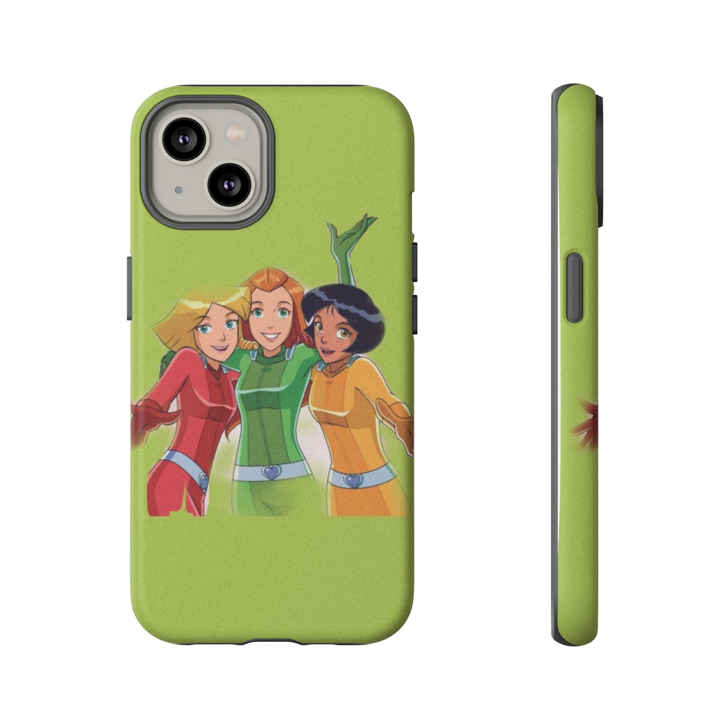 Sassy Phone Case for Tough Girls, Fun Active Protection Cover, Cartoon Friendship, Gift for Teens, Eco-friendly Mobile Accessory