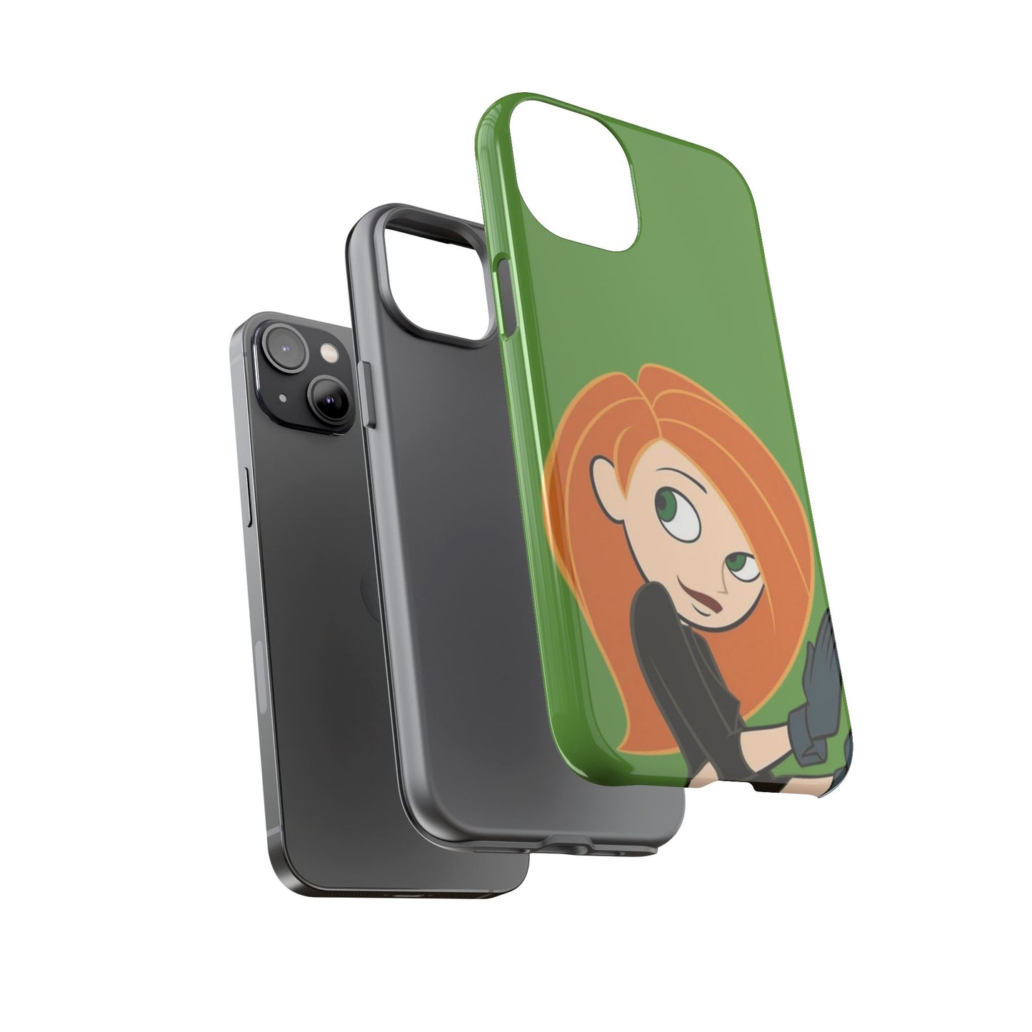 Kim Possible Phone Case, Tough Cases for Teens, Cartoon Accessories, Gift for Her, Pop Culture Merchandise, Fun Tech Gear