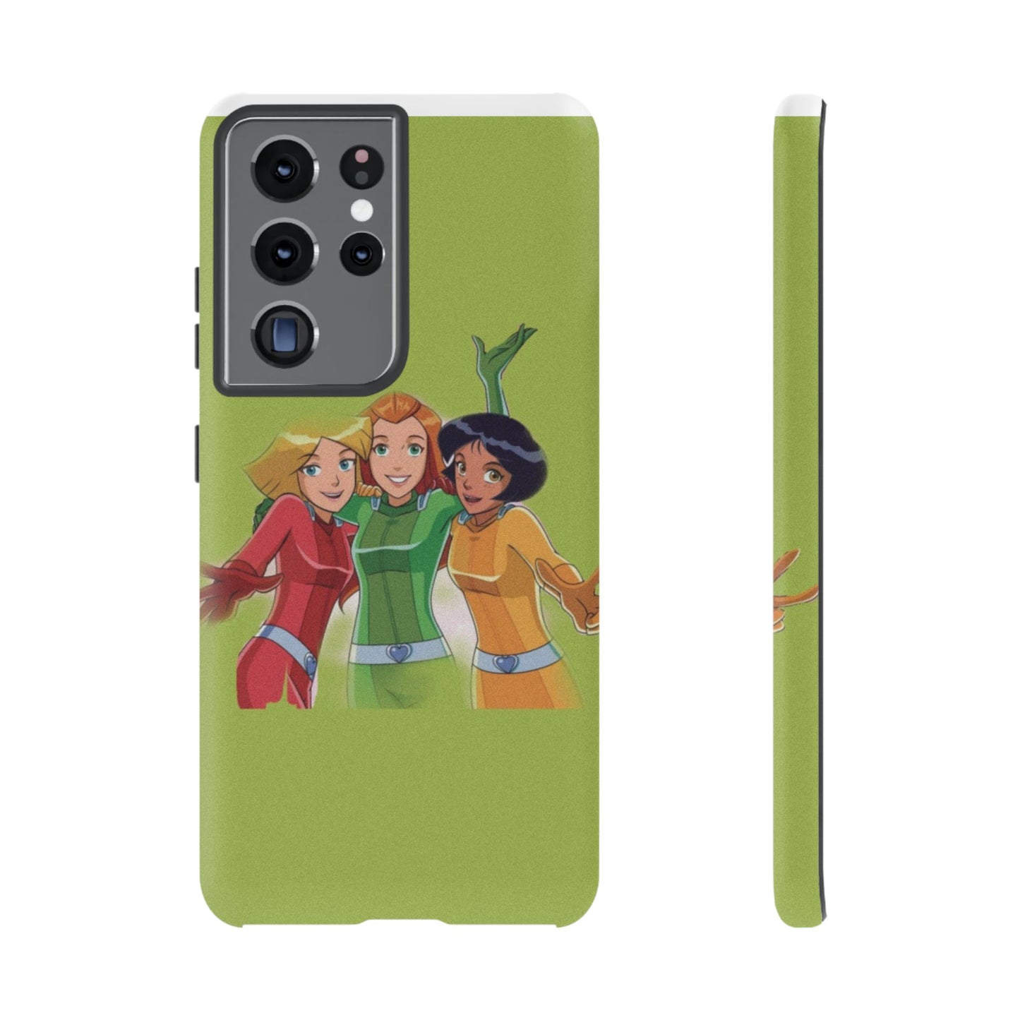 Sassy Phone Case for Tough Girls, Fun Active Protection Cover, Cartoon Friendship, Gift for Teens, Eco-friendly Mobile Accessory