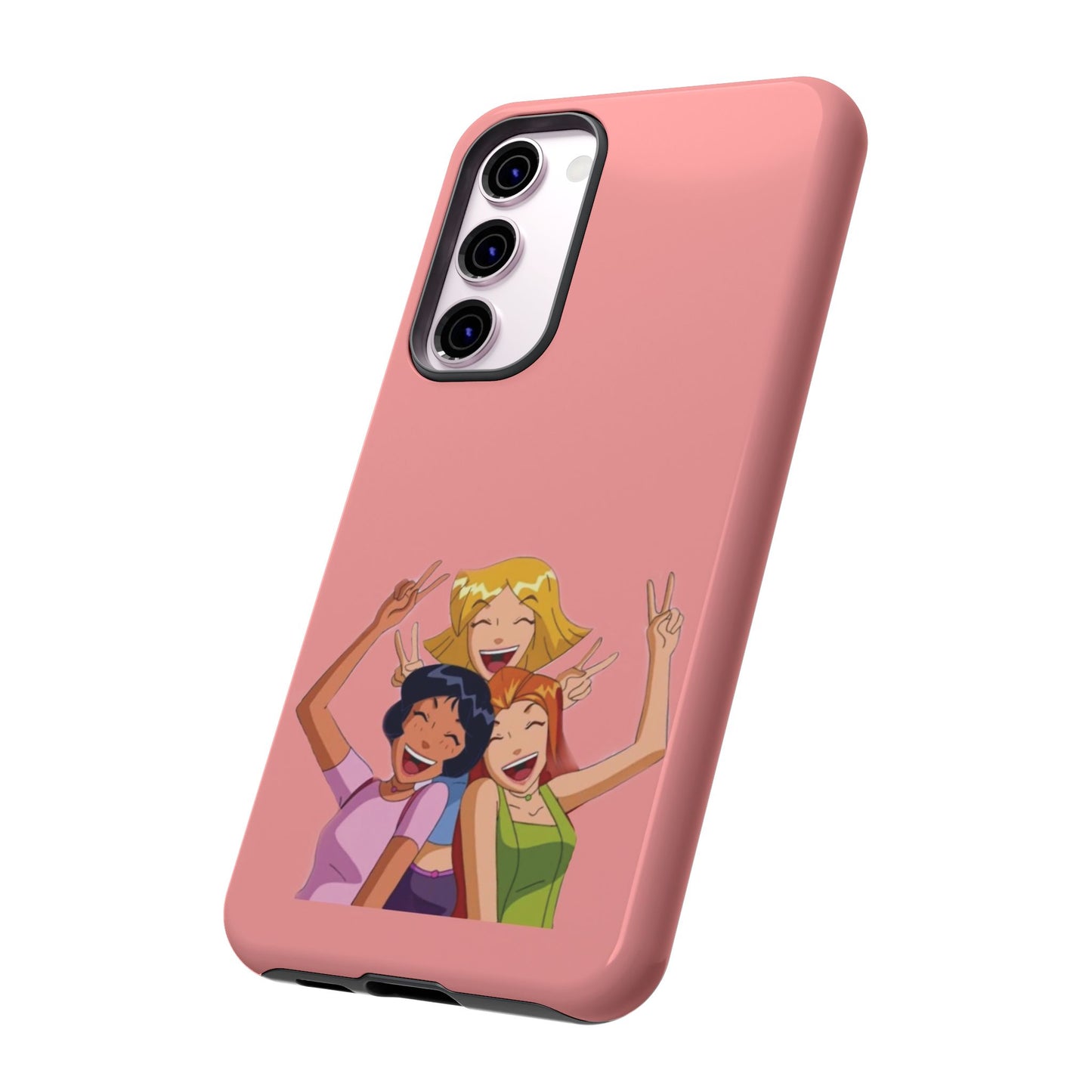 Playful Friendship Phone Case, Cute Girls Phone Cover, Tough Phone Case, Unique Tech Accessory, Gift for Friends, Fun Personalized Case
