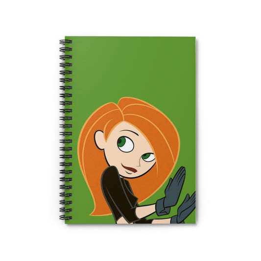 Kim Possible Spiral Notebook - Ruled Line, Cute Stationery, Adventure Journal, Gifts for Students, Personalized Notebooks, Holiday Gifts