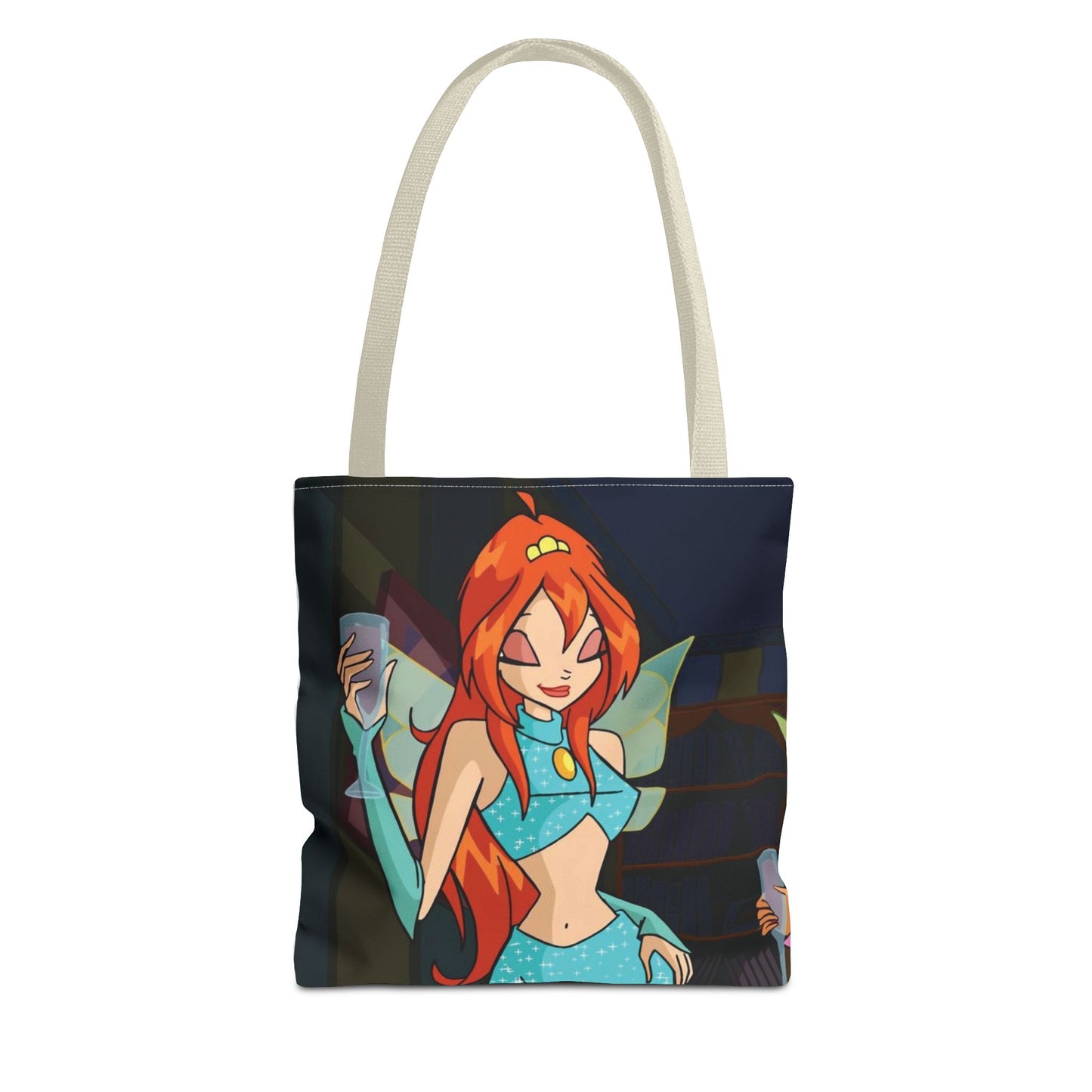 Fairy Princess Tote Bag | AOP Floral Shopper | Magic Gift for Her | Fairy Lover Essential | Eco-Friendly Style