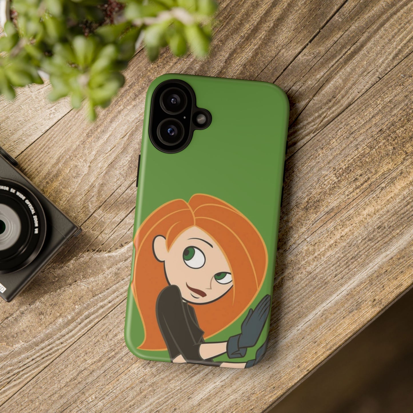 Kim Possible Phone Case, Tough Cases for Teens, Cartoon Accessories, Gift for Her, Pop Culture Merchandise, Fun Tech Gear