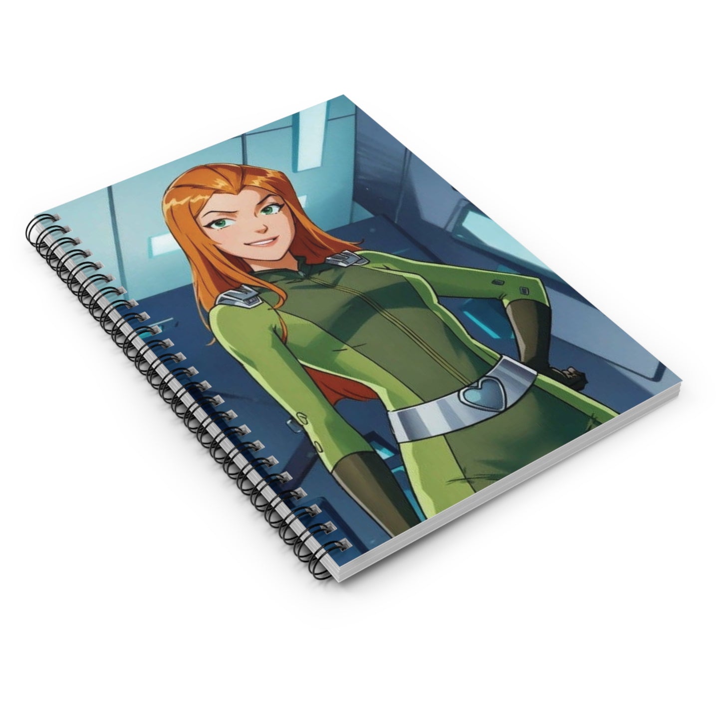 Vibrant Spiral Notebook - Ruled Line with Action-Ready Character Design, Writing Journal, Sketchbook, Office Supply, Gift for Students