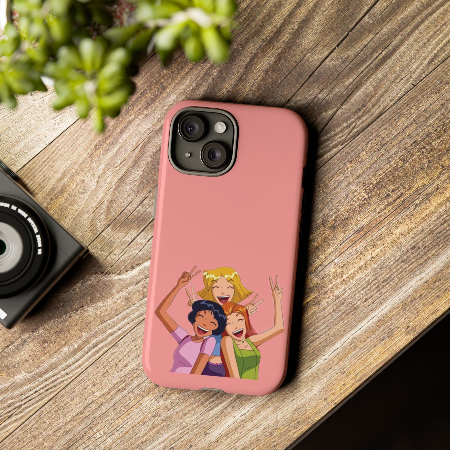 Playful Friendship Phone Case, Cute Girls Phone Cover, Tough Phone Case, Unique Tech Accessory, Gift for Friends, Fun Personalized Case