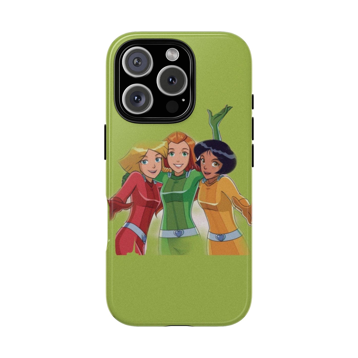 Sassy Phone Case for Tough Girls, Fun Active Protection Cover, Cartoon Friendship, Gift for Teens, Eco-friendly Mobile Accessory