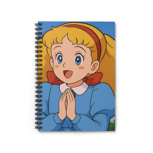 Whimsical Cartoon Spiral Notebook - Ruled Lines, Cute Journal for Kids, Ideal for School & Sketching, Perfect Gift for Birthdays