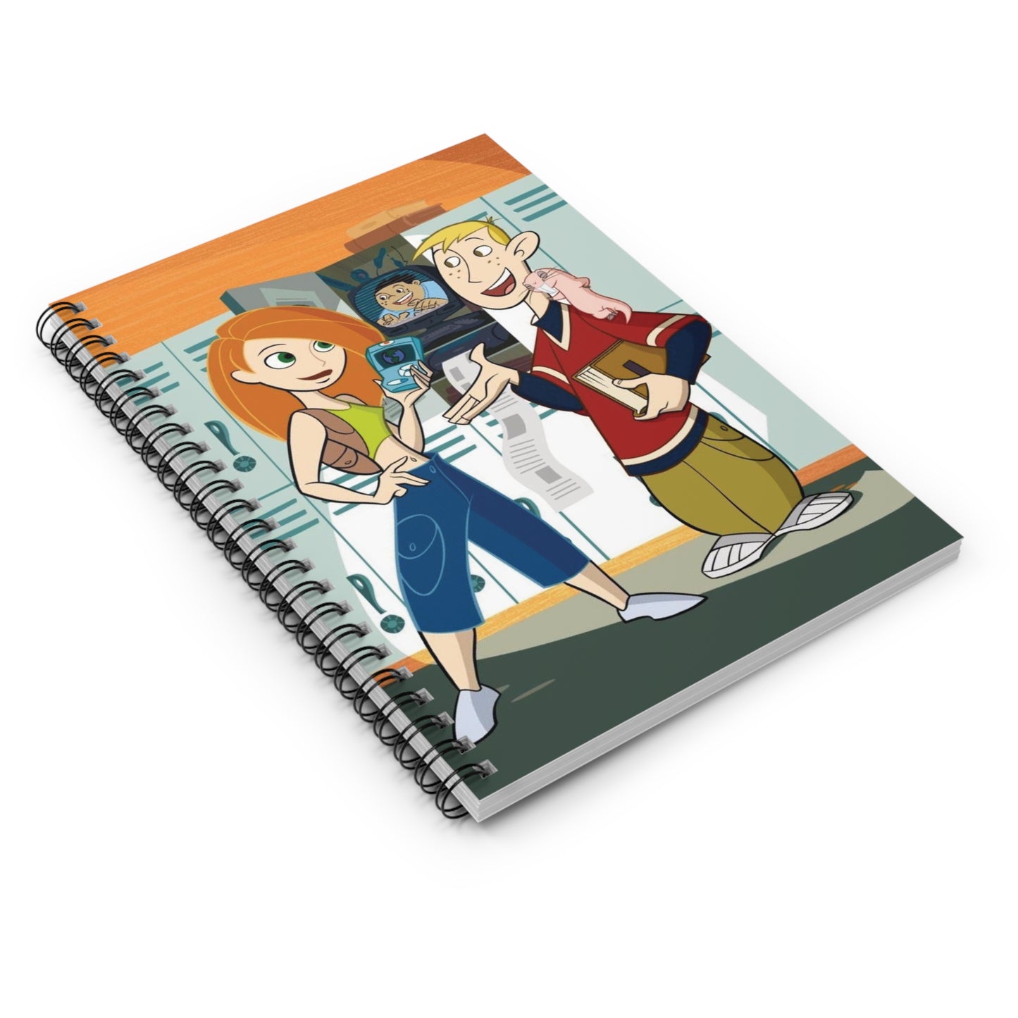 Kim Possible Spiral Notebook - Ruled Line, School Supplies, Back to School, Stationery, Gift for Students, Cute Notebook