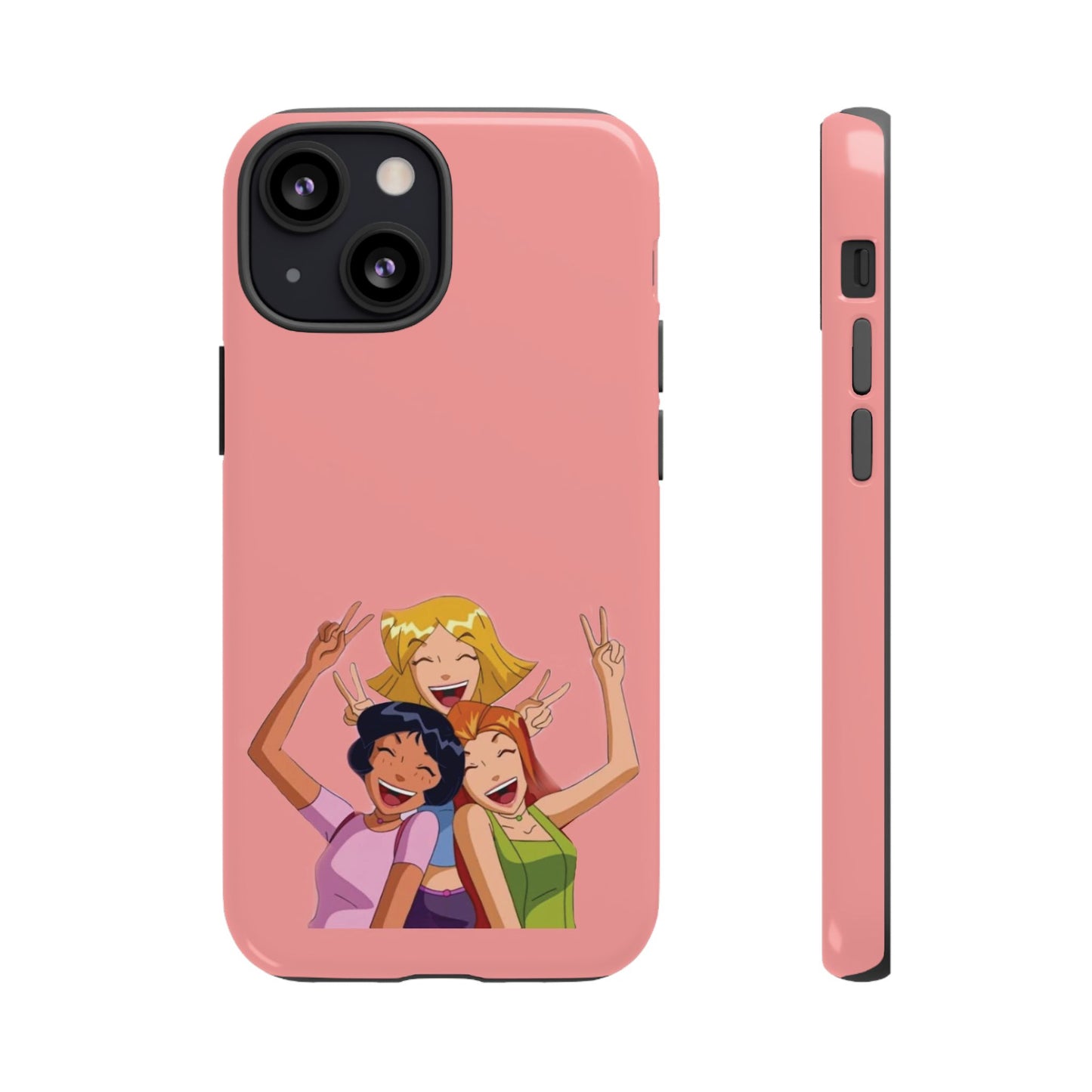 Playful Friendship Phone Case, Cute Girls Phone Cover, Tough Phone Case, Unique Tech Accessory, Gift for Friends, Fun Personalized Case