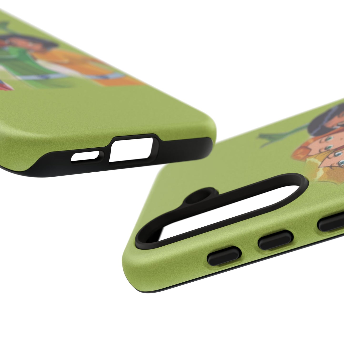 Sassy Phone Case for Tough Girls, Fun Active Protection Cover, Cartoon Friendship, Gift for Teens, Eco-friendly Mobile Accessory