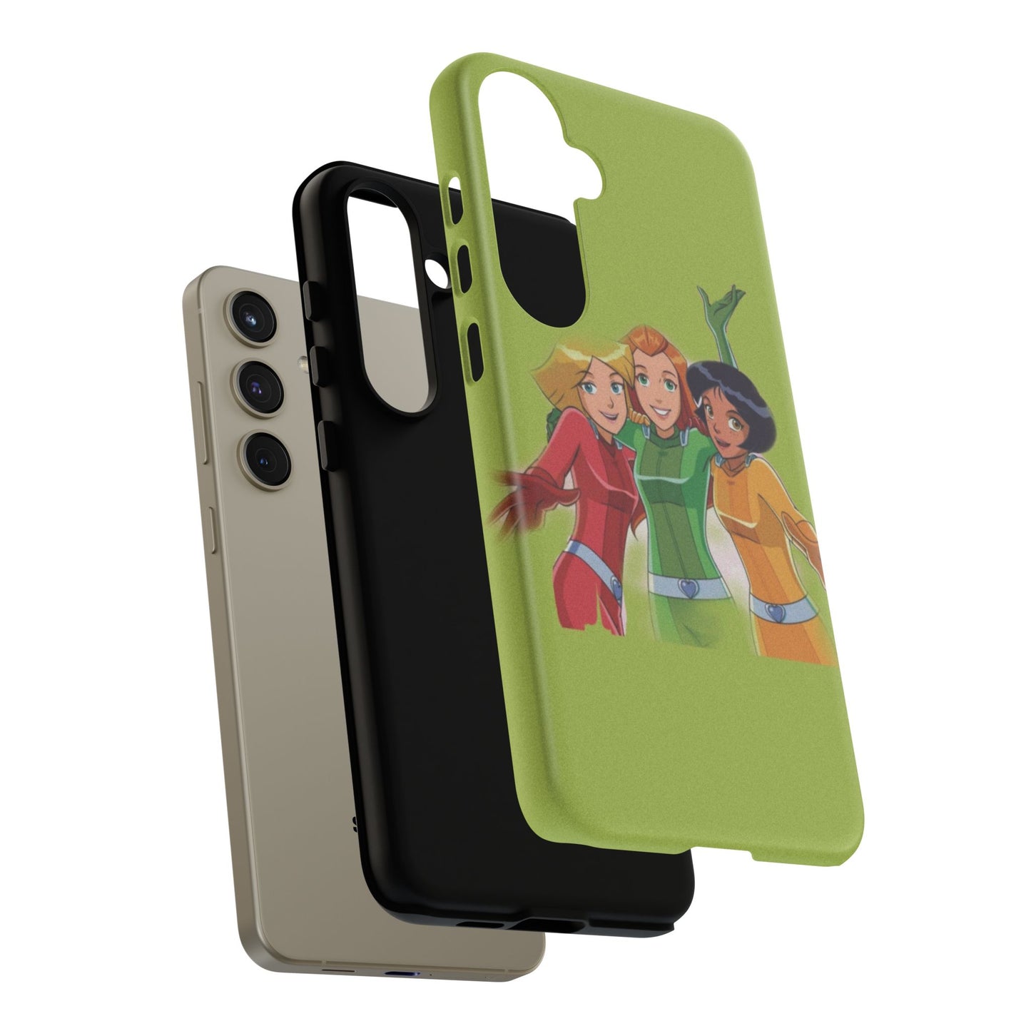 Sassy Phone Case for Tough Girls, Fun Active Protection Cover, Cartoon Friendship, Gift for Teens, Eco-friendly Mobile Accessory