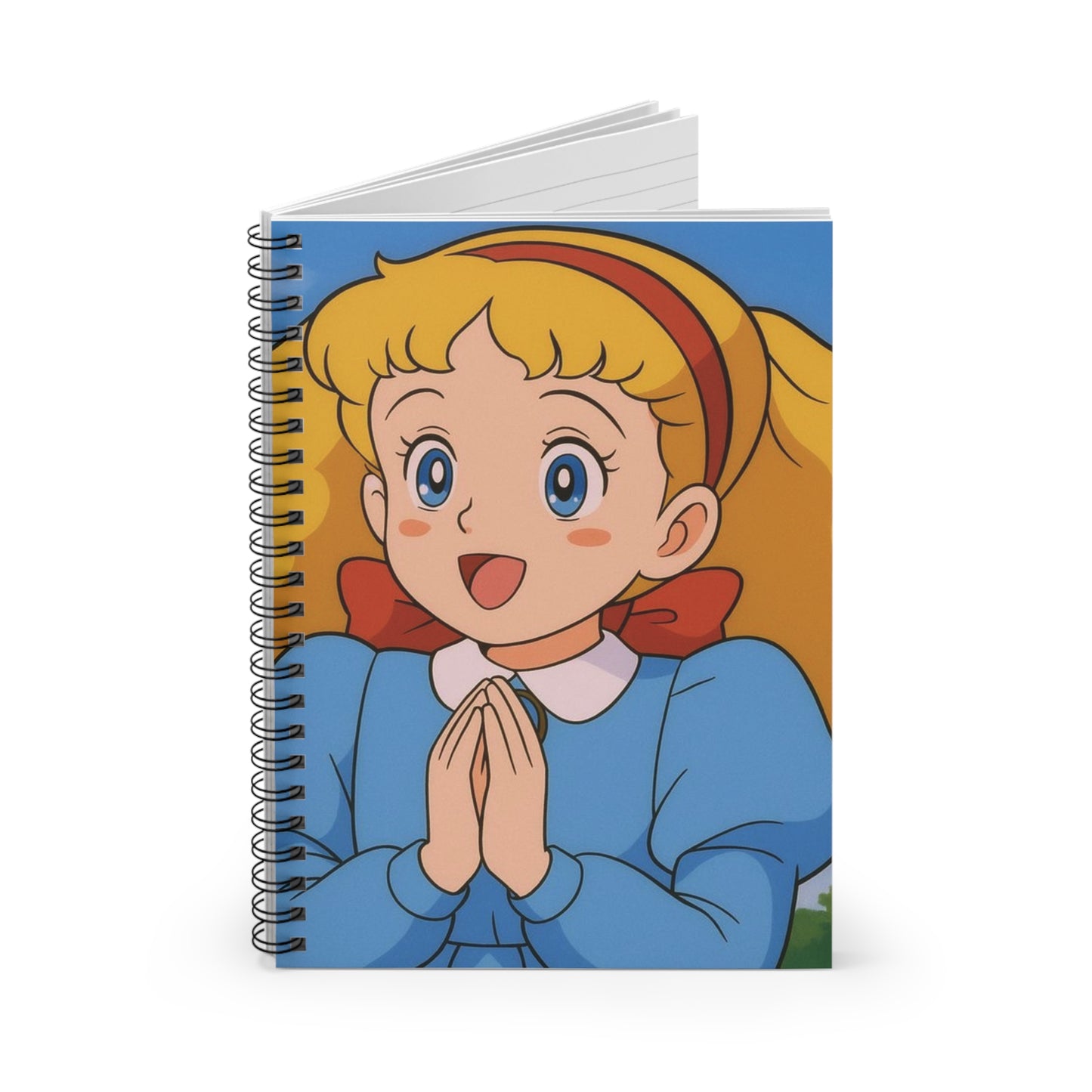 Whimsical Cartoon Spiral Notebook - Ruled Lines, Cute Journal for Kids, Ideal for School & Sketching, Perfect Gift for Birthdays
