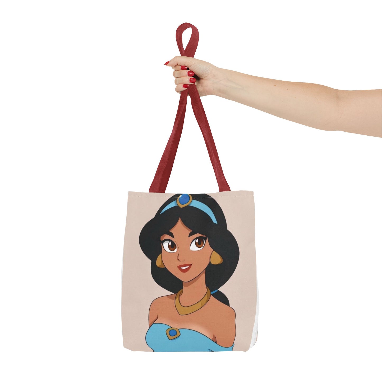 Princess Jasmine AOP Tote Bag | Stylish Tote for Everyday Use, Disney Fan Gift, Travel Bag, Grocery Shopping, Beach Bag