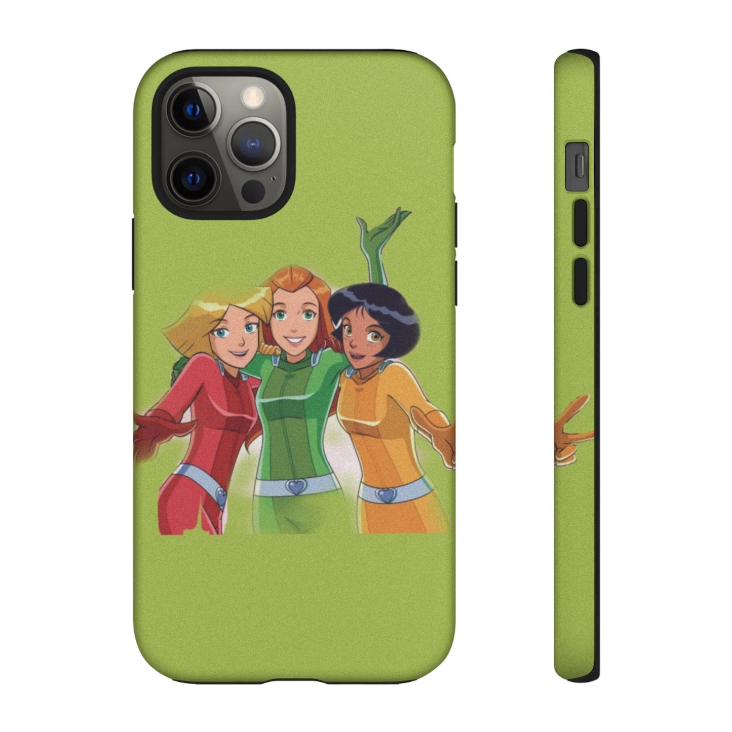 Sassy Phone Case for Tough Girls, Fun Active Protection Cover, Cartoon Friendship, Gift for Teens, Eco-friendly Mobile Accessory